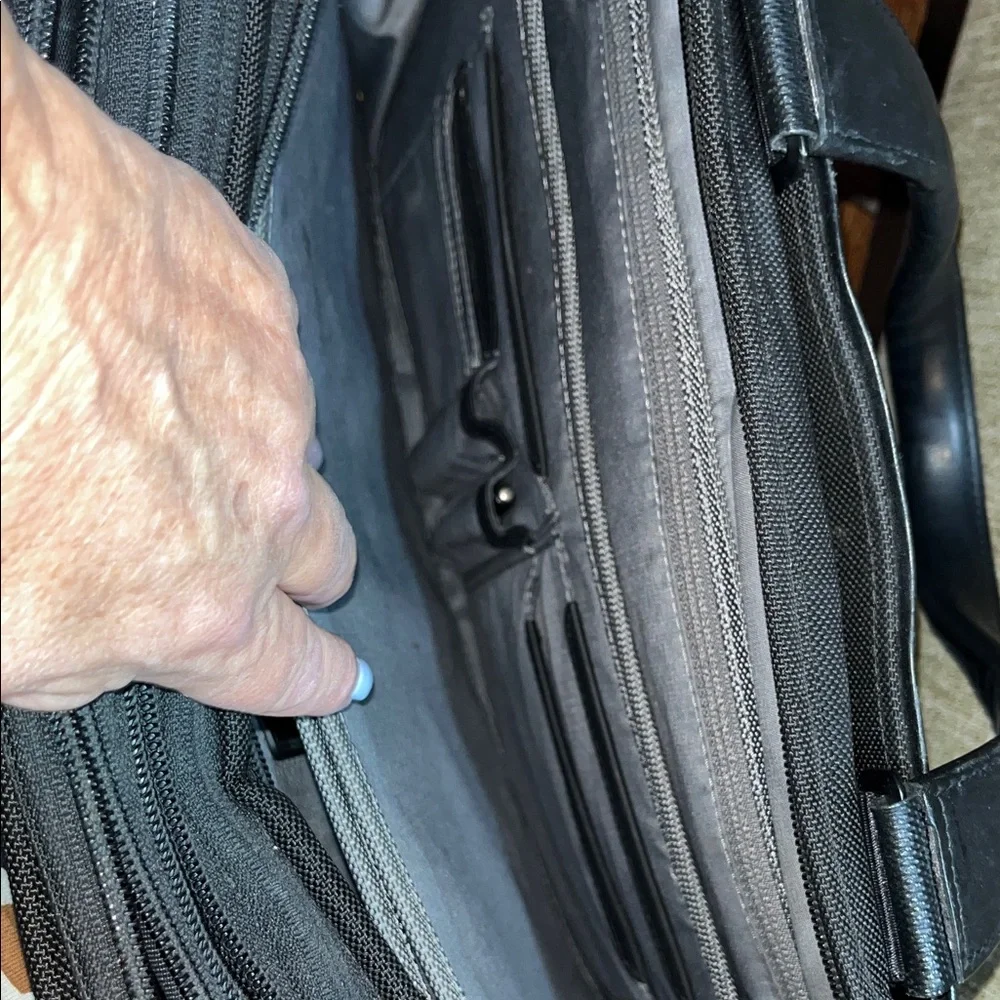 Tumi Black Briefcase for Men